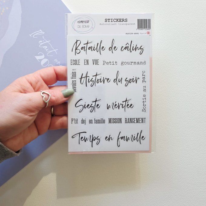 PL0525-S001 Stickers Bataille de câlins