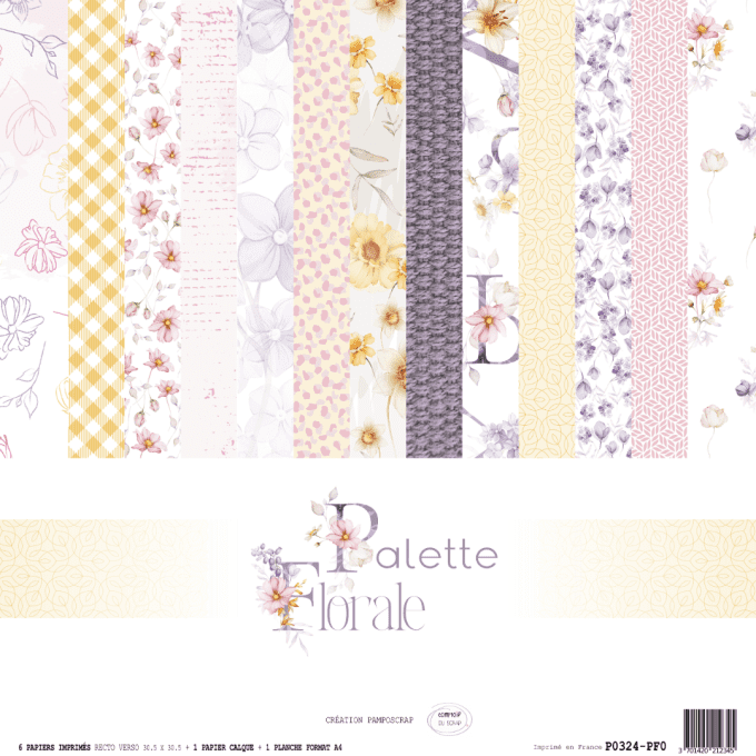 P0324-PF Collection complète Palette florale