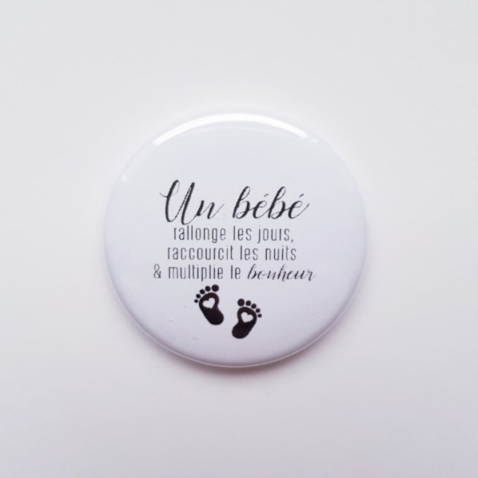 BXL0119-EN5 Badge XL Un bébé multiple le bonheur