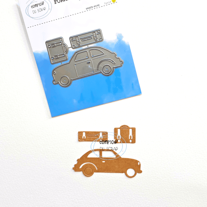 D0625-DI92 Die Voiture avec bagages