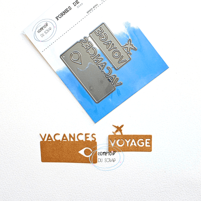 D0625-ET64 Die Etiquettes voyage