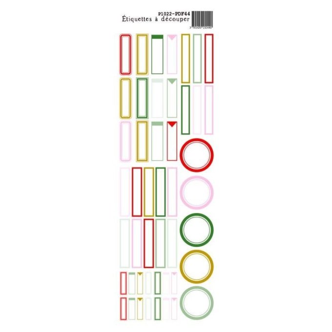 P1022-PDF44 Planche étiquette vierge combo