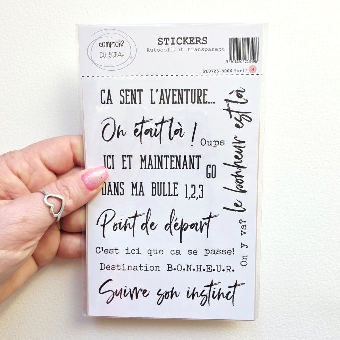 PL0725-S006 Stickers On était là!