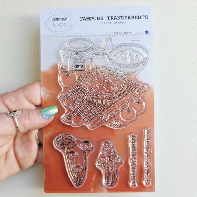 T0925-SA299 Tampons Douceur d'automne