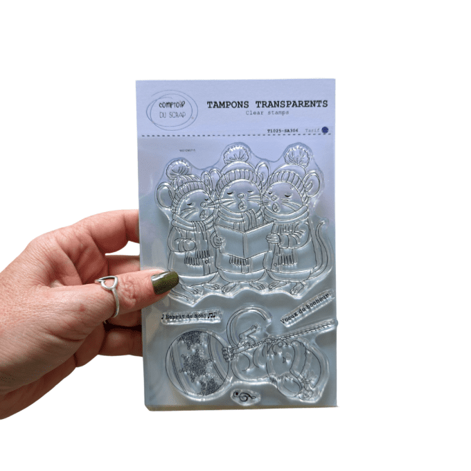 T1025-SA306 Tampons Famille souris